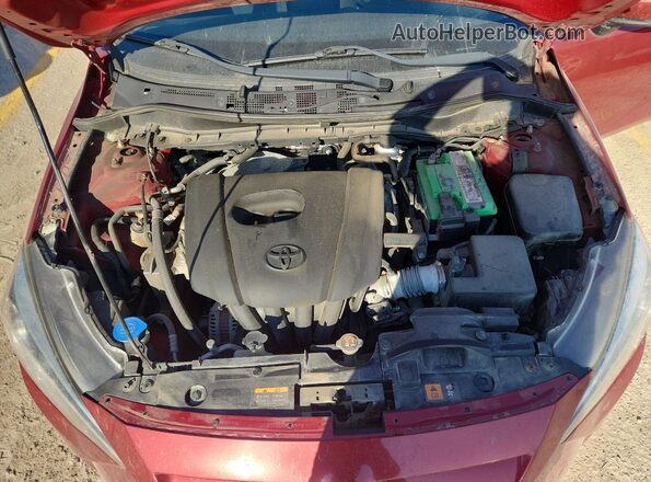 3MYDLBYV2KY502636 2019 TOYOTA YARIS Бордовый Вид задней части салона