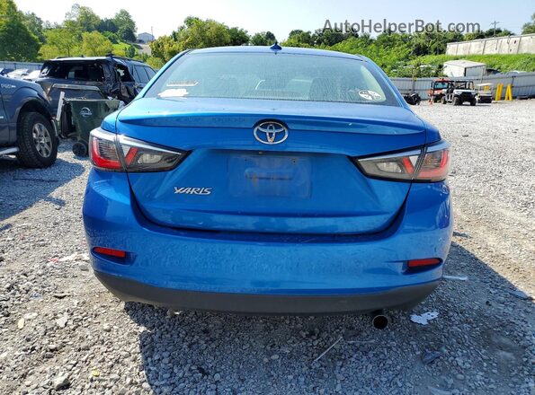 3MYDLBYV2KY518271 2019 TOYOTA YARIS Blue Vista trasera