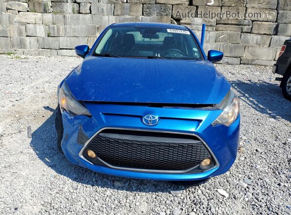 3MYDLBYV2KY518271 2019 TOYOTA YARIS Blue Vista frontal