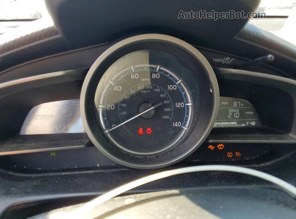 3MYDLBYV2KY518271 2019 TOYOTA YARIS Blue Vista del cuadro de instrumentos