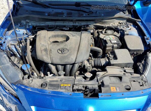 3MYDLBYV2KY518271 2019 TOYOTA YARIS Blue Vista interior trasera