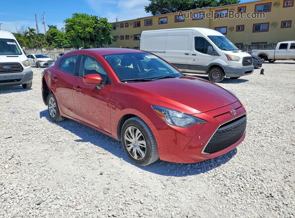 3MYDLBYV3KY519008 2019 TOYOTA YARIS Red Առջևի աջ