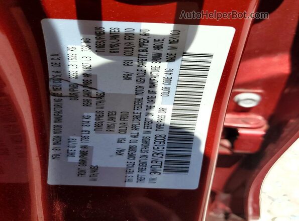 3MYDLBYV3KY519008 2019 TOYOTA YARIS Red Շարժիչի բաժամունքի տեսք