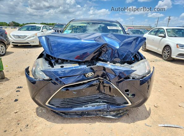 3MYDLBYV4JY315994 2018 TOYOTA YARIS Blue წინა ხედი
