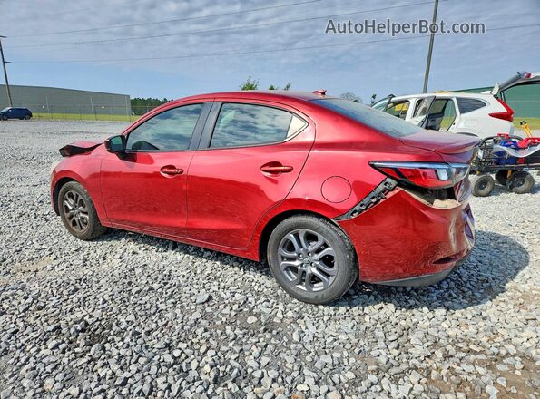3MYDLBYV5LY707935 2020 TOYOTA YARIS Burgundy Задня ліва чверть