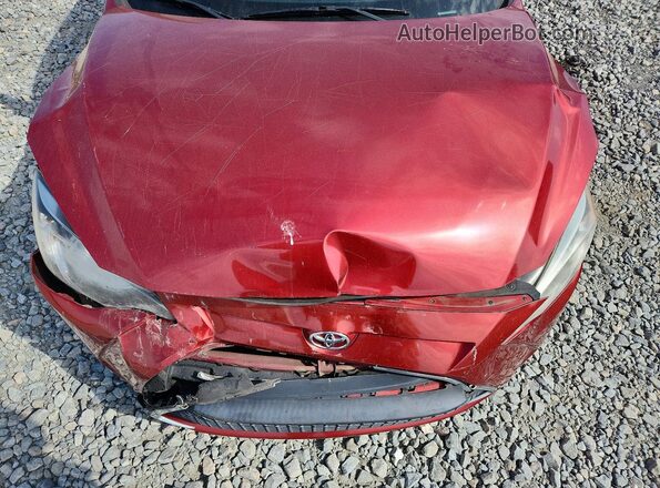 3MYDLBYV5LY707935 2020 TOYOTA YARIS Burgundy Вид задньої частини салону