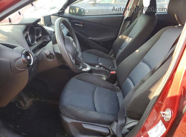 3MYDLBYV6HY149326 2017 TOYOTA YARIS Maroon Front interior view