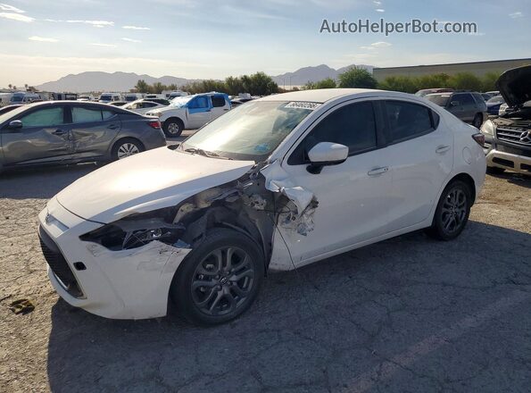 3MYDLBYV6KY503322 2019 TOYOTA YARIS White Trasero izquierdo