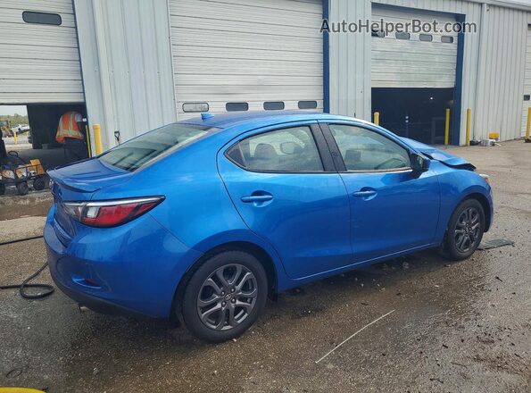 3MYDLBYV6KY508889 2019 TOYOTA YARIS Blue Rear right