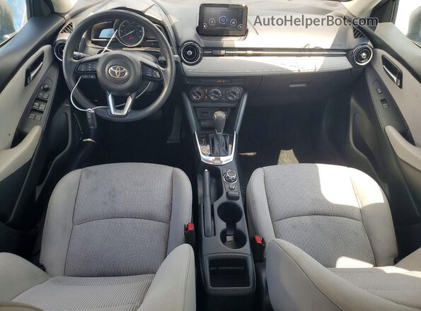 3MYDLBYV6KY508889 2019 TOYOTA YARIS Blue Dashboard view