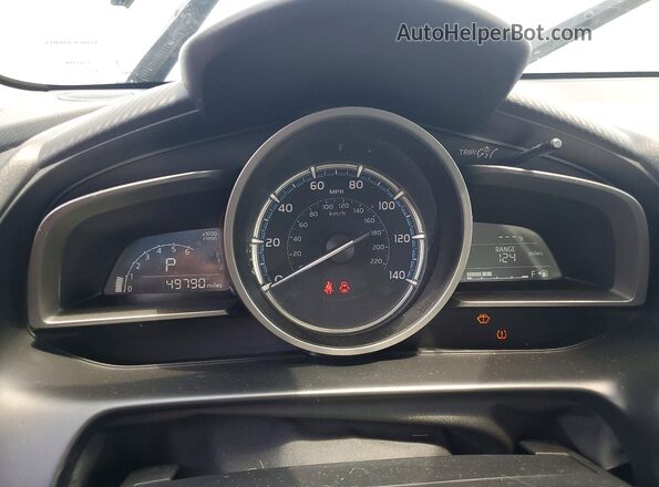 3MYDLBYV6KY508889 2019 TOYOTA YARIS Blue Instrument cluster view