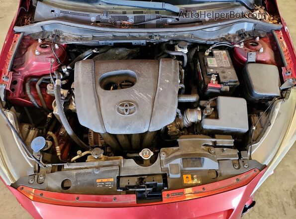 3MYDLBYV6KY512649 2019 TOYOTA YARIS Red Vista interior trasera