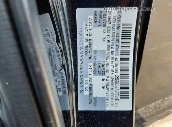 3MYDLBYV7HY166992 2017 TOYOTA YARIS Черный Вид подкапотного пространства