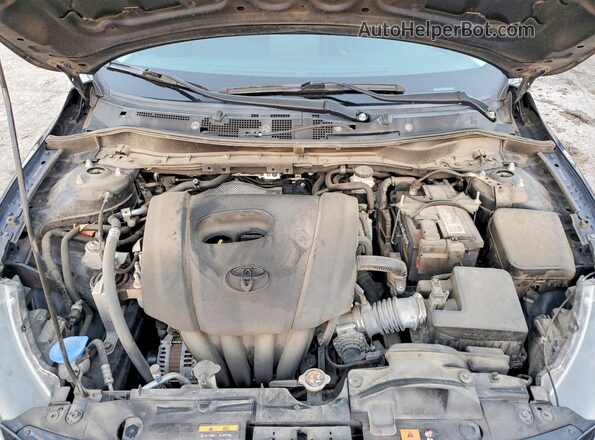3MYDLBYV7JY328156 2018 TOYOTA YARIS Синий Вид задней части салона