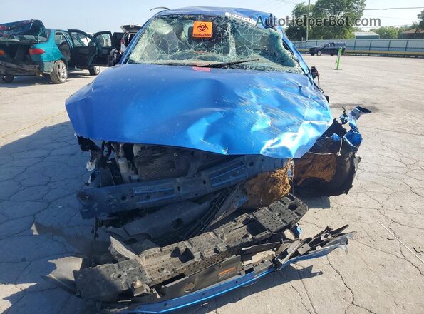 3MYDLBYV8HY165995 2017 TOYOTA YARIS Blue Вид спереду