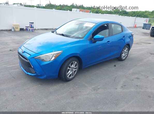 3MYDLBYV8HY179492 2017 TOYOTA YARIS IA Blue Vista tres cuartos delantera izquierda