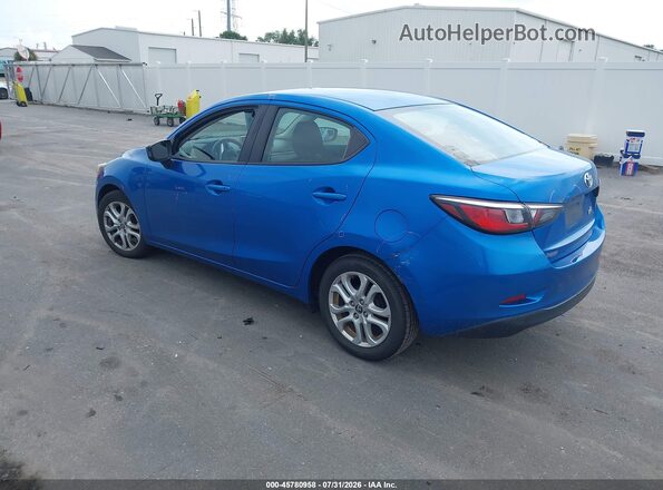 3MYDLBYV8HY179492 2017 TOYOTA YARIS IA Blue Trasero izquierdo