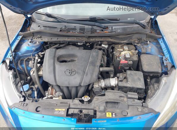 3MYDLBYV8HY179492 2017 TOYOTA YARIS IA Blue Vista trasera