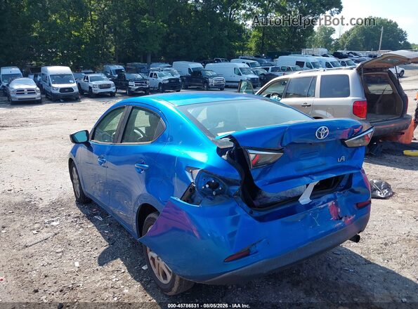 3MYDLBYV8JY308403 2018 TOYOTA YARIS IA Blue Front view
