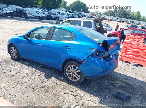3MYDLBYV8JY308403 2018 TOYOTA YARIS IA Blue Rear left