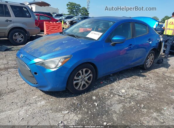 3MYDLBYV8JY308403 2018 TOYOTA YARIS IA Blue Front left