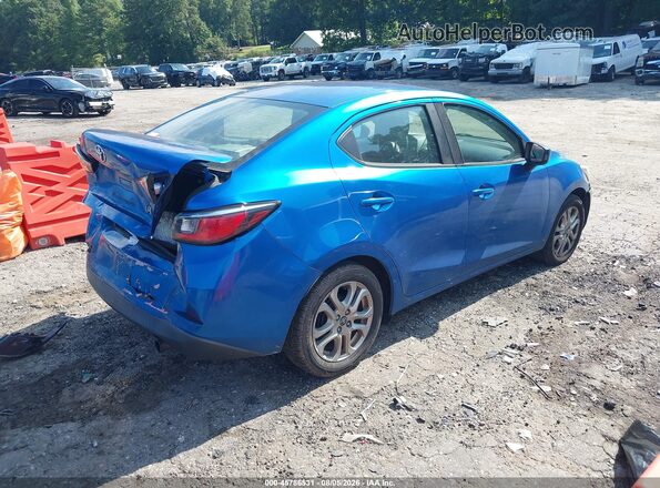 3MYDLBYV8JY308403 2018 TOYOTA YARIS IA Blue Rear right