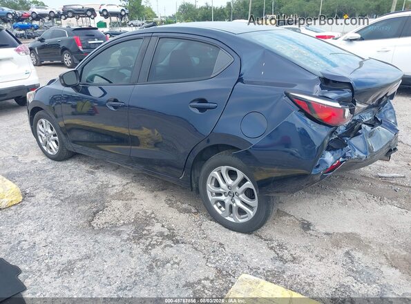 3MYDLBYV8JY316968 2018 TOYOTA YARIS IA Dark Blue Trasero izquierdo