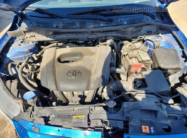 3MYDLBYV8JY331101 2018 TOYOTA YARIS Blue Սալոնի հետևի տեսք