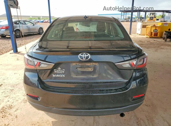 3MYDLBYV8KY503239 2019 TOYOTA YARIS Black Вид ззаду