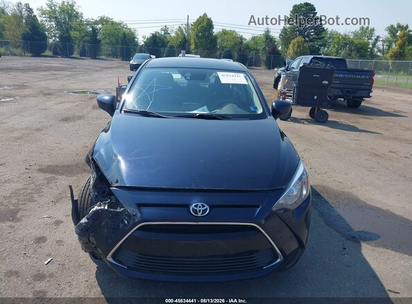 3MYDLBYV9HY154763 2017 TOYOTA YARIS IA Blue Widok zestawu wskaźników