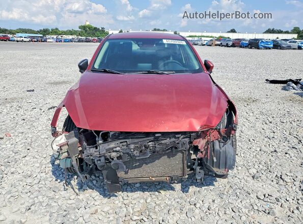 3MYDLBYV9JY325016 2018 TOYOTA YARIS Burgundy Դիմացի տեսք