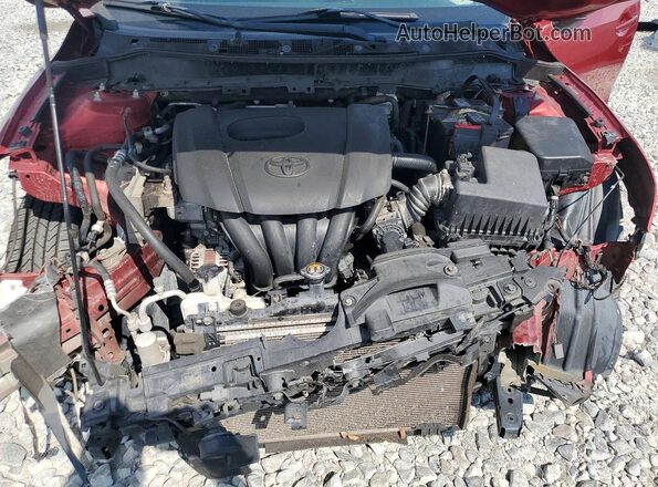 3MYDLBYV9JY325016 2018 TOYOTA YARIS Burgundy Սալոնի հետևի տեսք