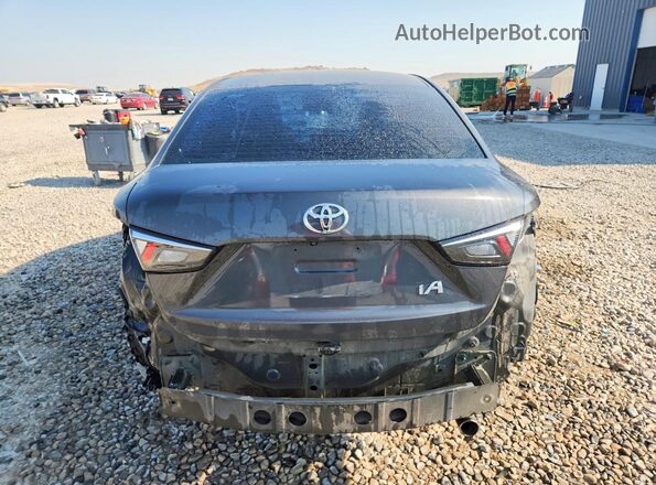 3MYDLBYVXHY183091 2017 TOYOTA YARIS Gray Widok z tyłu