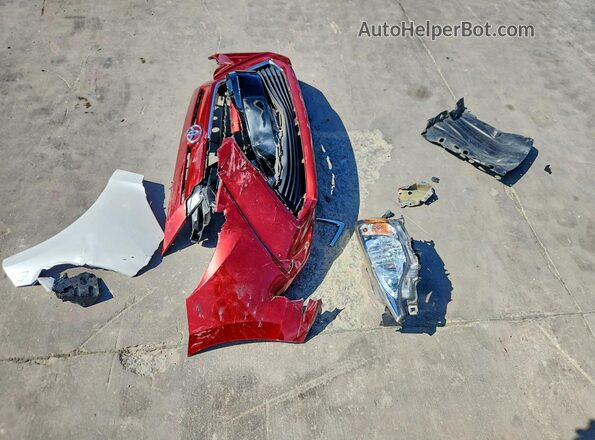 3MYDLBYVXHY188226 2017 TOYOTA YARIS Red Engine compartment view