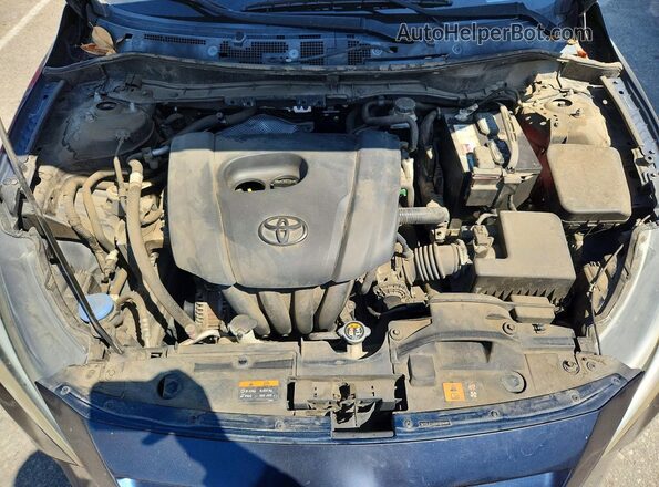 3MYDLBYVXHY193698 2017 TOYOTA YARIS Blue Widok wnętrza z tyłu