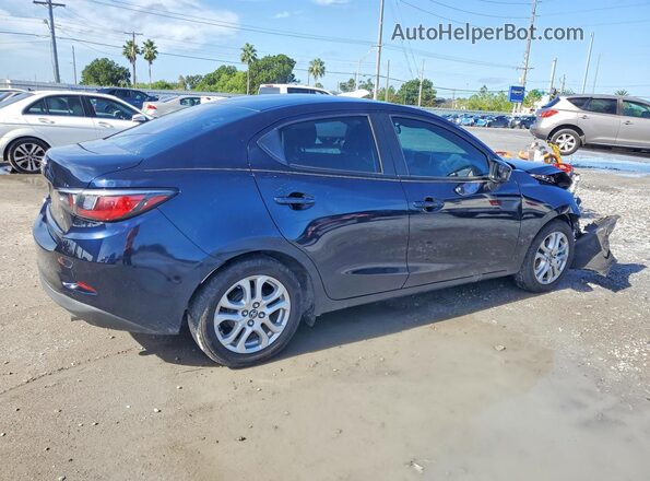 3MYDLBYVXJY305650 2018 TOYOTA YARIS Blue Trasero derecho