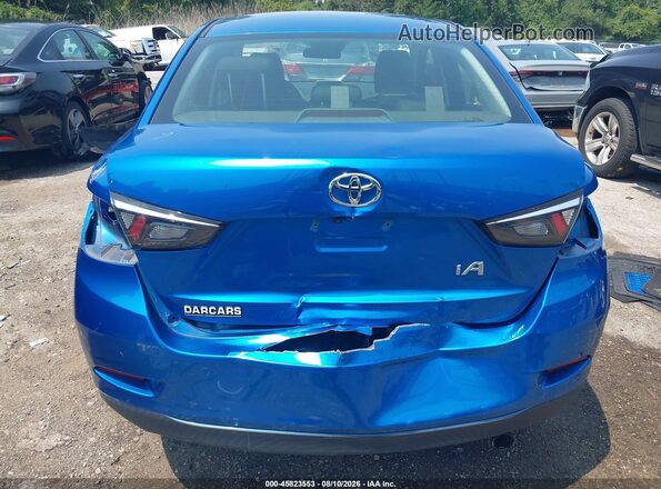 3MYDLBYVXJY310895 2018 TOYOTA YARIS IA Blue Вид спереду