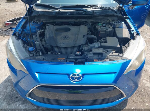 3MYDLBYVXJY310895 2018 TOYOTA YARIS IA Blue Вид ззаду
