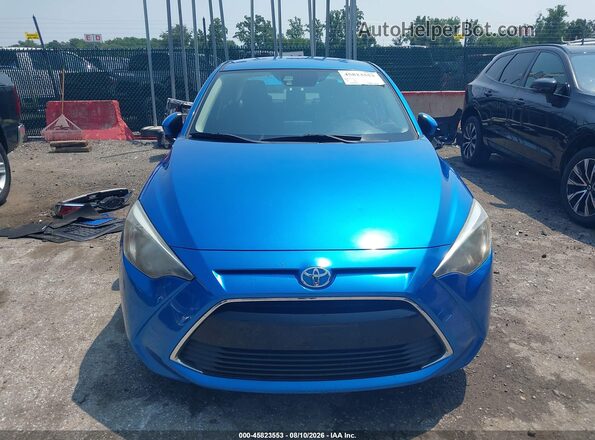 3MYDLBYVXJY310895 2018 TOYOTA YARIS IA Blue Вид задньої частини салону