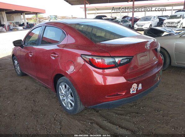 3MYDLBYVXJY311237 2018 TOYOTA YARIS IA Red უკანა მარცხენა