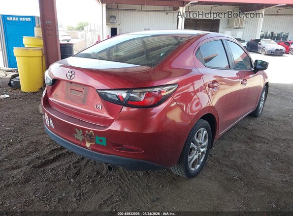 3MYDLBYVXJY311237 2018 TOYOTA YARIS IA Red უკანა მარჯვენა
