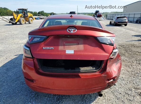 3MYDLBYVXKY526635 2019 TOYOTA YARIS Red Հետևի տեսք