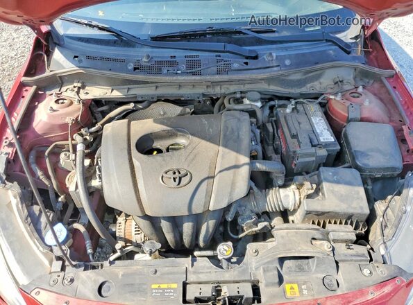 3MYDLBYVXKY526635 2019 TOYOTA YARIS Red Սալոնի հետևի տեսք