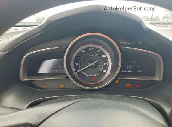 3MZBM1K76GM256077 2016 MAZDA 3 White Սարքավորումների վահանակի տեսք
