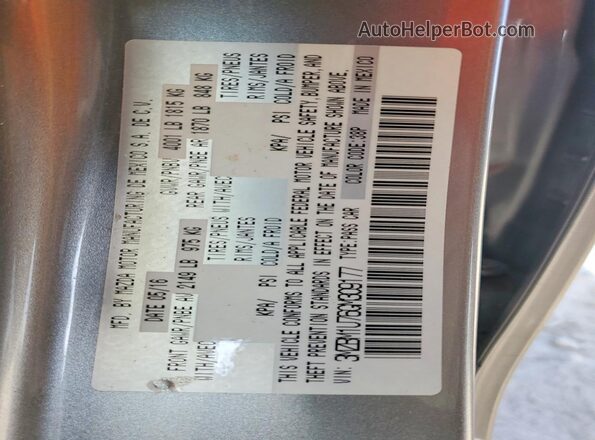 3MZBM1U76GM309177 2016 MAZDA 3 Silver Widok wnętrza 360 stopni