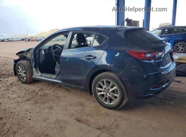 3MZBN1K72JM210816 2018 MAZDA 3 Blue Հետևի ձախ