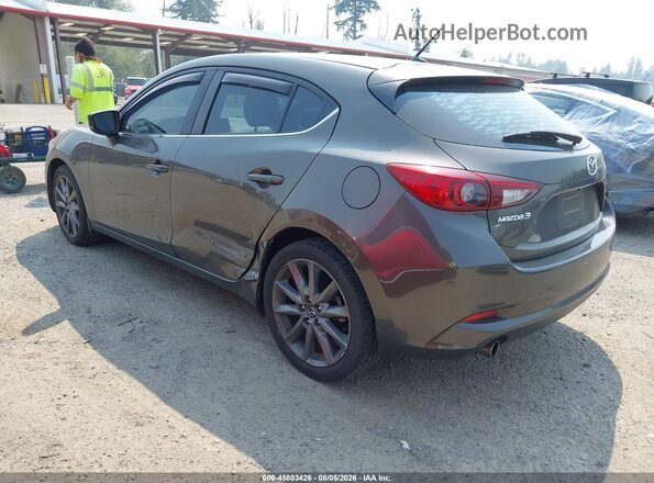 3MZBN1L30JM194224 2018 MAZDA 3 Gray Հետևի ձախ
