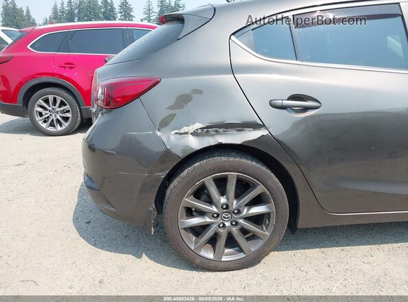 3MZBN1L30JM194224 2018 MAZDA 3 Gray Դիմացի տեսք