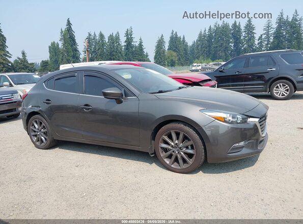 3MZBN1L30JM194224 2018 MAZDA 3 Gray Սալոնի հետևի տեսք