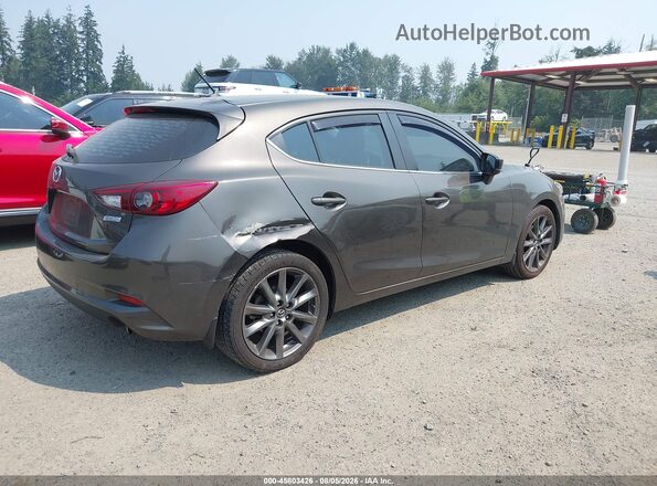 3MZBN1L30JM194224 2018 MAZDA 3 Gray Հետևի աջ